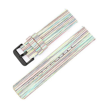 Nylon Canvas Watch Band 14mm Stainless Steel Pin Buckle