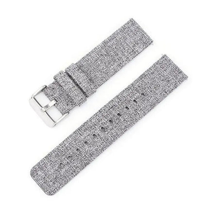 Nylon Woven Canvas Watch Band 18mm Stainless Steel Buckle