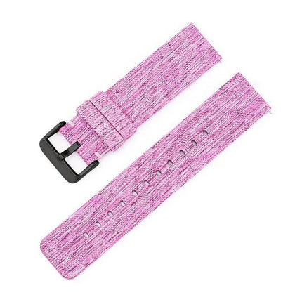 22mm Nylon Canvas Watch Band With Stainless Steel Buckle