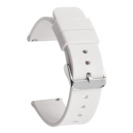16mm Silicone Watch Band With Stainless Steel Pin Buckle