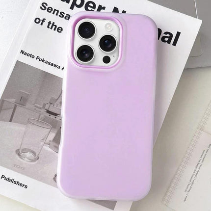Essential iPhone Case for Everyday Use - slim lilac protective case with raised camera and screen edges, easy-access ports and everyday scratch protection