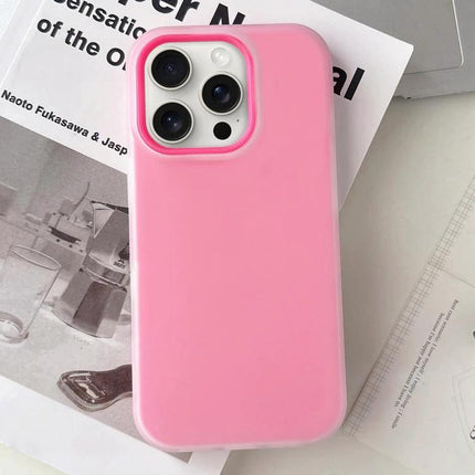 Protective Matte Case For Everyday iPhone Use - slim pink matte phone case for travel, daily handling, and photo-ready protection