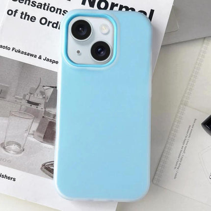 iPhone 15 Case for Everyday Use Slim Protective Cover for Daily Activities and Commutes - slim blue TPU PC protective phone case