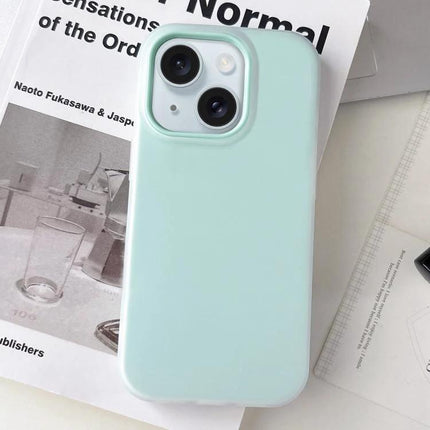 iPhone 15 Case for Everyday Use Slim Protective Cover for Daily Activities and Commutes - slim mint TPU case protecting camera and edges