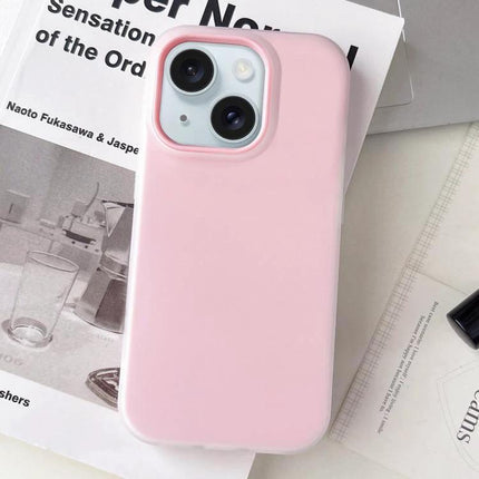 iPhone 15 Case for Everyday Use Slim Protective Cover for Daily Activities and Commutes - slim pink TPU PC hybrid protective case