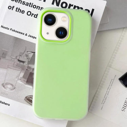 iPhone Case For Everyday Use And Travel - mint green slim TPU+PC protective case with raised edges for camera and screen