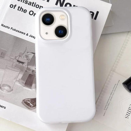 iPhone Case For Everyday Use And Travel - slim white TPU+PC protective case with raised edges for camera and screen, ideal for commuting and travel