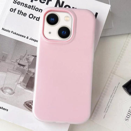 Daily Protective Phone Case for Everyday Smartphone Use slim pink TPU PC case with raised camera and screen edges