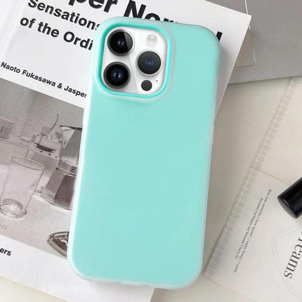 Daily Protective Case For iPhone Slim Design in mint blue, slim lightweight everyday protective phone cover for iPhone 12 Pro/Pro Max