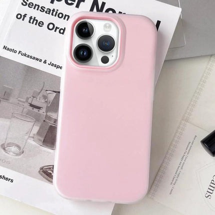 Daily Protective Case For iPhone Slim Design - slim pink iPhone 12 Pro/Pro Max protective case on magazine, lightweight everyday pocket-friendly cover