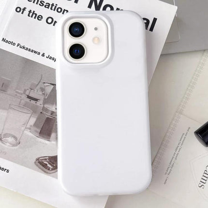 iPhone 11 Case for Everyday Use - slim white TPU and PC protective case with raised edges to guard screen and camera, lightweight daily protection