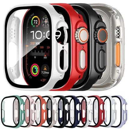 xDfind Tempered Glass PC Watch Cover For Apple Watch 49/45mm | Syndmart