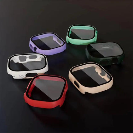 xDfind Tempered Glass PC Watch Cover For Apple Watch 49/45mm | Syndmart