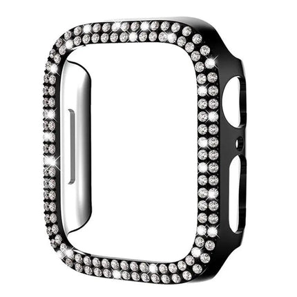 Double Row Diamond Hollow PC Case For Apple Watch 49mm | Syndmart