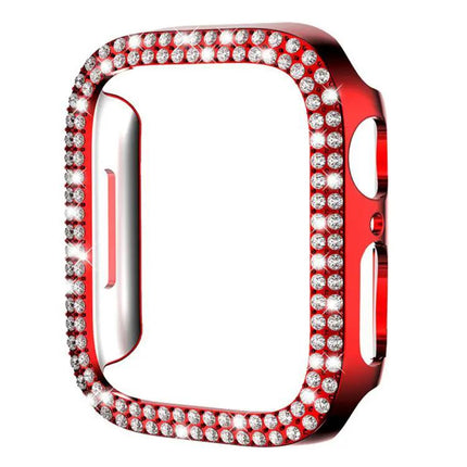 Double Row Diamond Hollow PC Case For Apple Watch 49mm | Syndmart