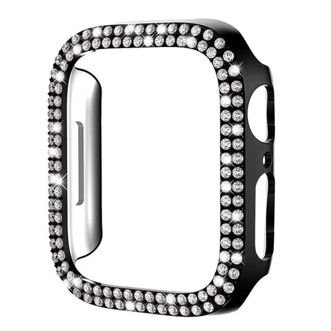 XDfind Double Row Diamond PC Cover For Apple Watch 41mm 38mm | Syndmart