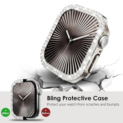 XDFind Diamond Hollow PC Cover For Apple Watch 46mm | Syndmart