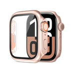 For Apple Watch Series 6 / 5 / 4 / SE 44mm / Rose Gold+Orange