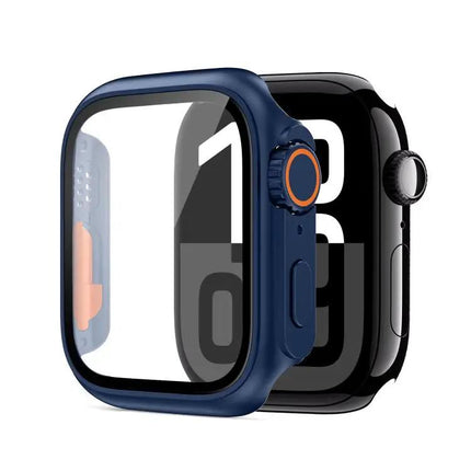 XDfind Tempered Glass PC Case For Apple Watch 40/41/44/45mm | Syndmart