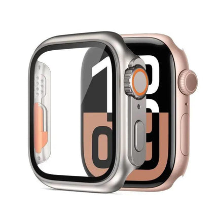 XDfind Tempered Glass PC Case For Apple Watch 40/41/44/45mm | Syndmart