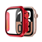 For Apple Watch Series 9 / 8 / 7 41mm / Red+Orange