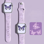 For Apple Watch 38 / 40 / 41 / S11 42mm / Butterfly Purple