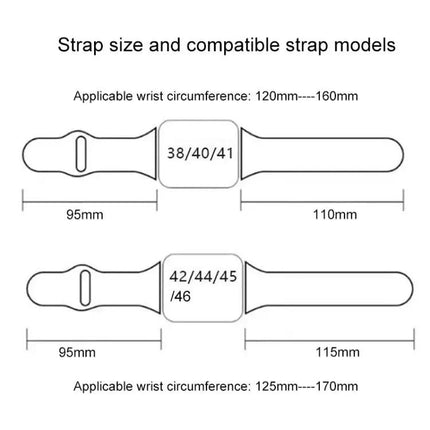 XDfind Comfortable Silicone Watch Band For Apple Watch 38-49mm | Syndmart