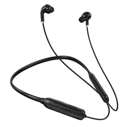 Wireless Neckband Earphones For Jogging And Hands Free Calls M60 black Bluetooth 5.1 neck-mounted earbuds with inline controls