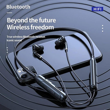 Wireless Neckband Earphones For Jogging And Hands Free Calls M60 8D surround Bluetooth 5.1 TF card playback