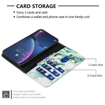 Galaxy S26 Series PU Leather Wallet Case With Card Slots