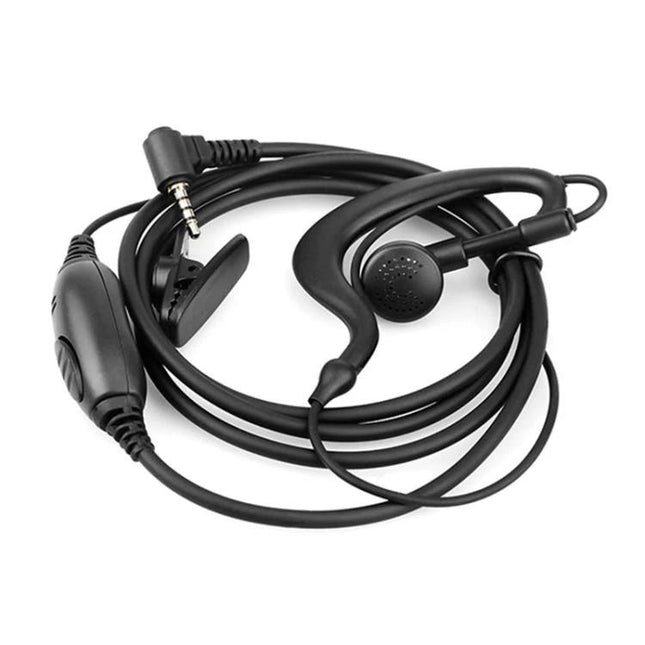 Retevis Single Pin Hands Free Headset For Security Use lightweight single-pin 2.5mm PTT earpiece for patrols