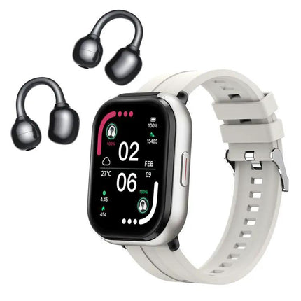 Smartwatch With 2.01 Inch Touch Screen And Wireless Earbuds