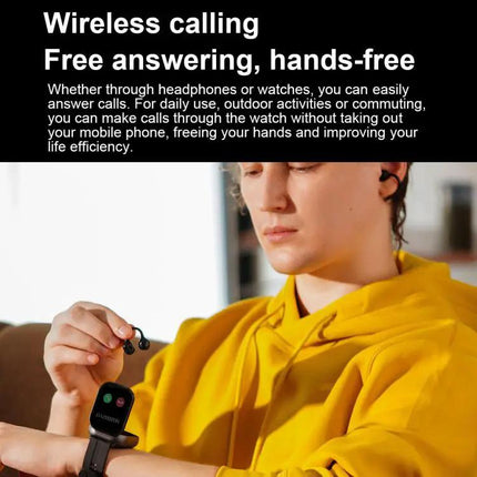 Smartwatch With 2.01 Inch Touch Screen And Wireless Earbuds