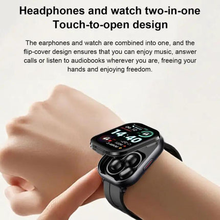 Smartwatch With 2.01 Inch Touch Screen And Wireless Earbuds