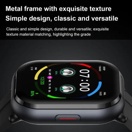 Smartwatch With 2.01 Inch Touch Screen And Wireless Earbuds