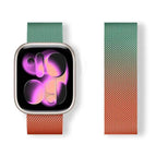 For Apple Watch 42 / 44 / 45 / 46 / 49mm / Gradient Green and Orange