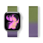 For Apple Watch 42 / 44 / 45 / 46 / 49mm / Gradient Green and Purple