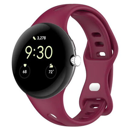 Xdfind Silicone Watch Band 41mm Butterfly Buckle Small Waist
