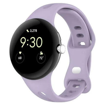 Xdfind Silicone Watch Band 41mm Butterfly Buckle Small Waist