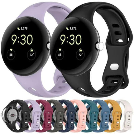 Xdfind Silicone Watch Band 41mm Butterfly Buckle Small Waist