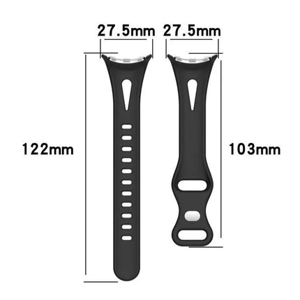 Xdfind Silicone Watch Band 41mm Butterfly Buckle Small Waist