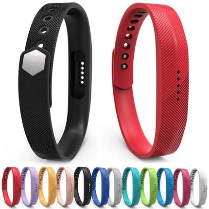 Fitbit Flex 2 Silicone Band Translucent Metal Buckle S And L