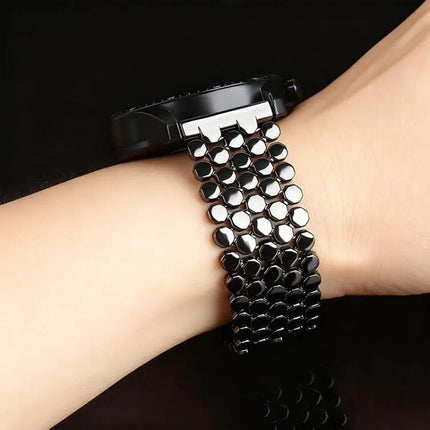 Fish Scale Metal Watch Band For Fitbit Versa 4/3/Sense