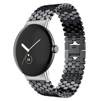 XDfind Fish Scale Metal Watch Band For Pixel Watch 41/45mm