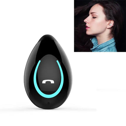 YX08 Ultra-light Ear-hook Wireless V5.0 Bluetooth Earphones Ear Clip Stereo Bluetooth Headset with Mic, Single