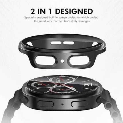 Xdfind Tempered Frosted Cover Galaxy Watch 40/44mm