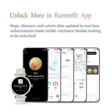 GR4 Women's Smartwatch 1.27 Inch Touch Display IP68