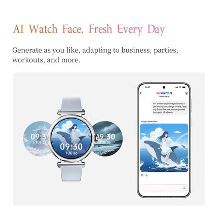 GR4 Women's Smartwatch 1.27 Inch Touch Display IP68