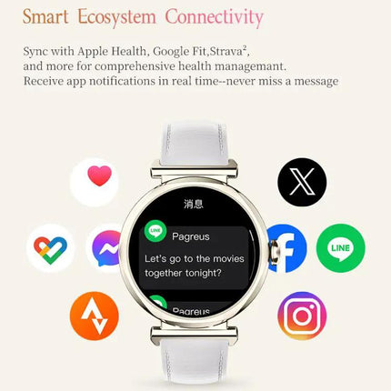 GR4 Women's Smartwatch 1.27 Inch Touch Display IP68