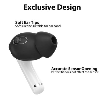 XDcase Silicone Ear Tips 3 Pairs Case Carabiner AirPods 4